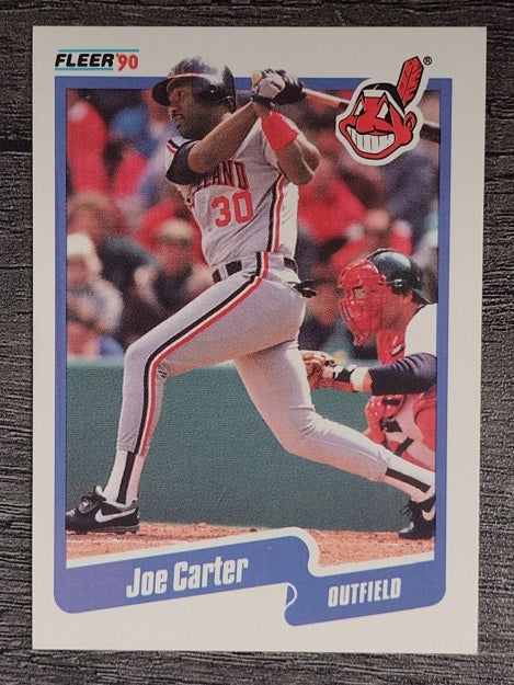 1990 Fleer #489 Joe Carter
