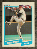 1990 Fleer #584 Tommy Greene RC