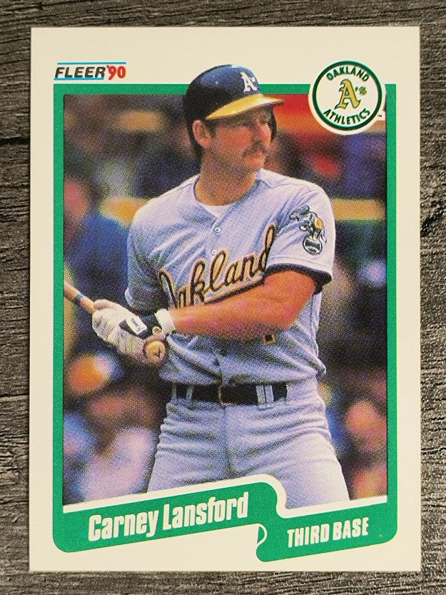 1990 Fleer #14 Carney Lansford