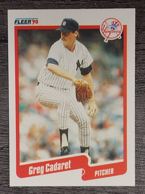 1990 Fleer #440 Greg Cadaret