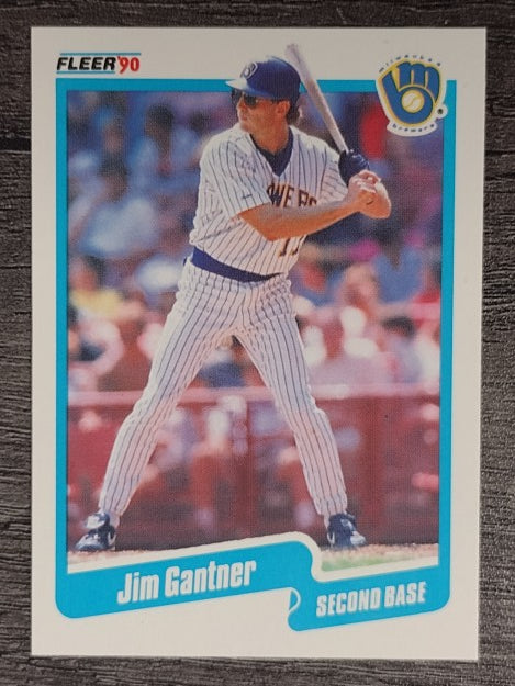 1990 Fleer #324 Jim Gantner