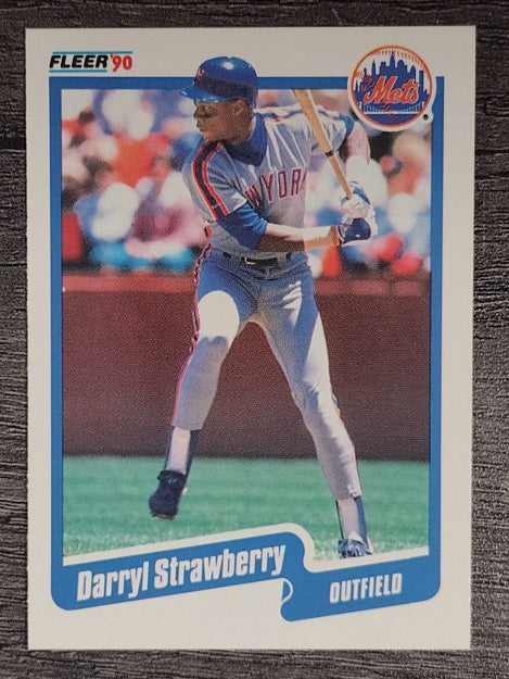 1990 Fleer #217 Darryl Strawberry