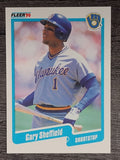 1990 Fleer #336 Gary Sheffield