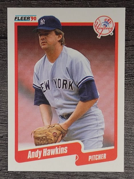 1990 Fleer #445 Andy Hawkins