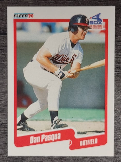 1990 Fleer #544 Dan Pasqua