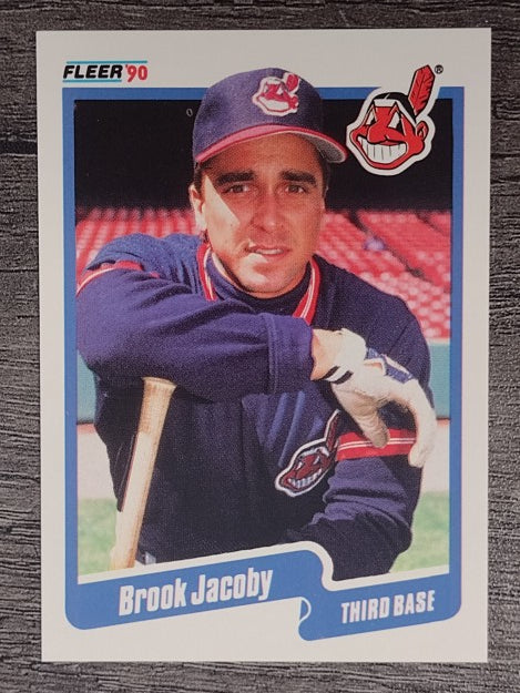 1990 Fleer #493 Brook Jacoby