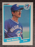 1990 Fleer #91 Rance Mulliniks