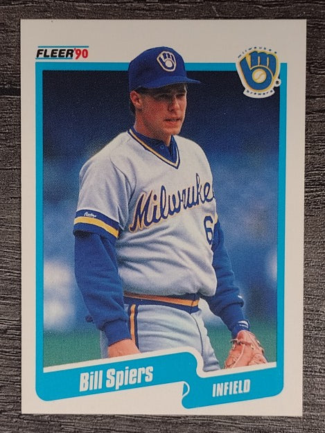 1990 Fleer #337 Bill Spiers