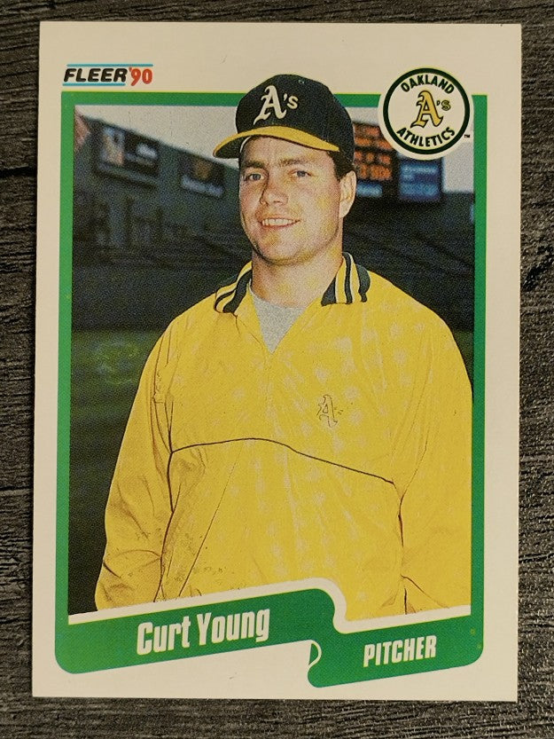 1990 Fleer #24 Curt Young