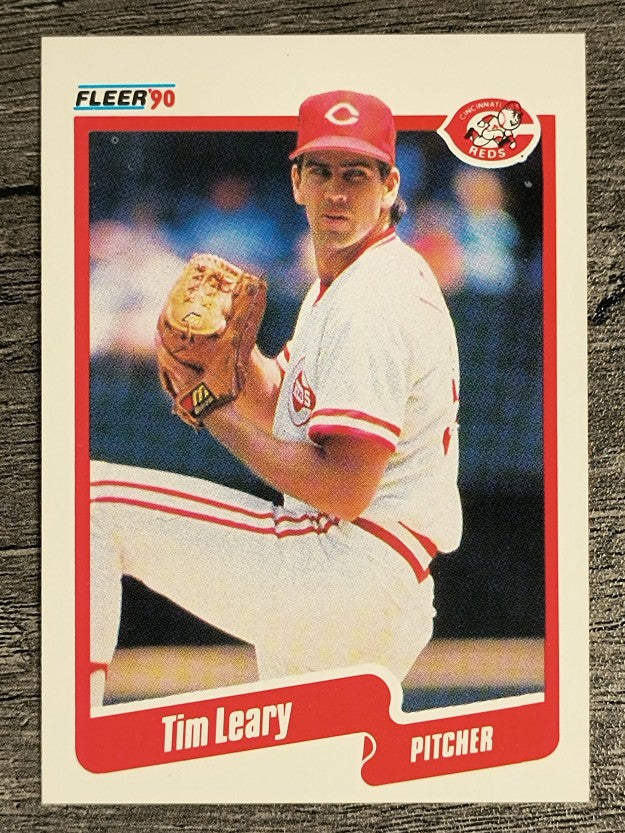 1990 Fleer #424 Tim Leary