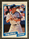 1990 Fleer #207 Gregg Jefferies