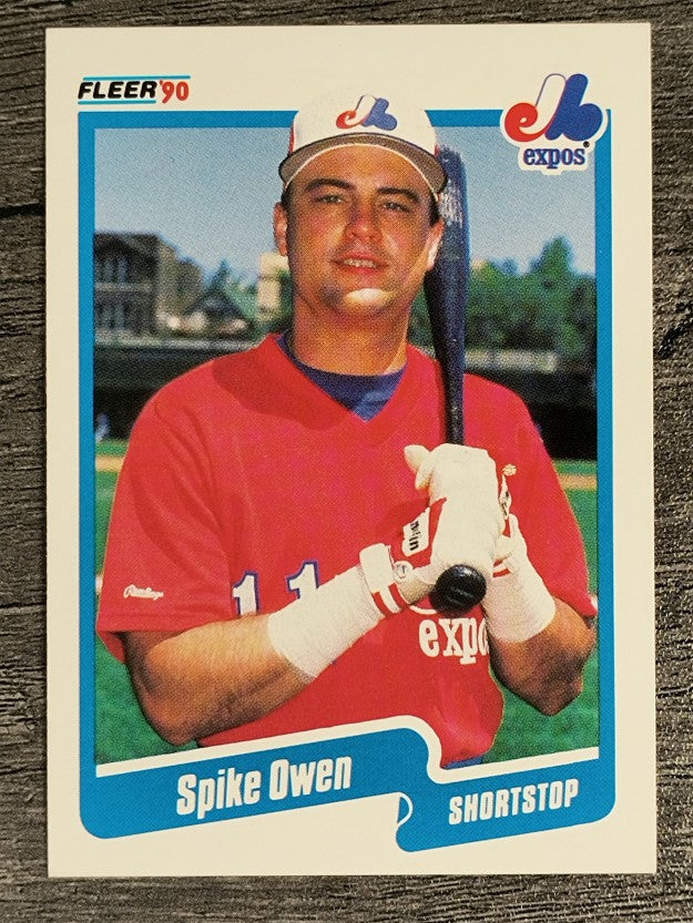 1990 Fleer #357 Spike Owen