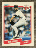 1990 Fleer #365 Rick Aguilera
