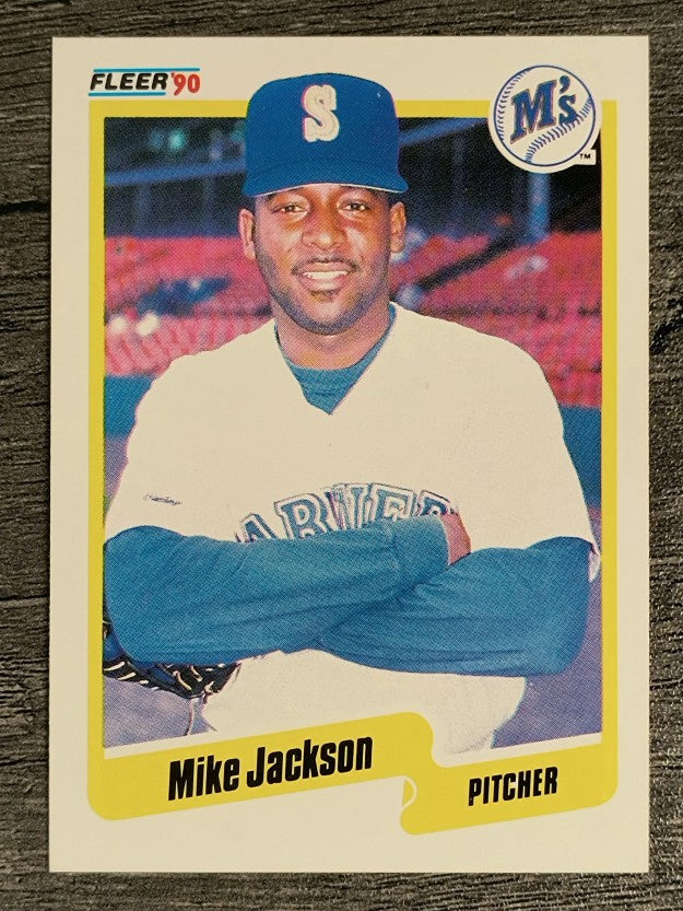 1990 Fleer #517 Mike Jackson