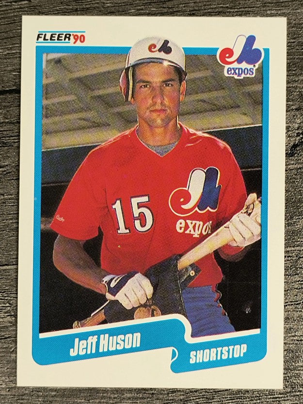 1990 Fleer #350 Jeff Huson RC
