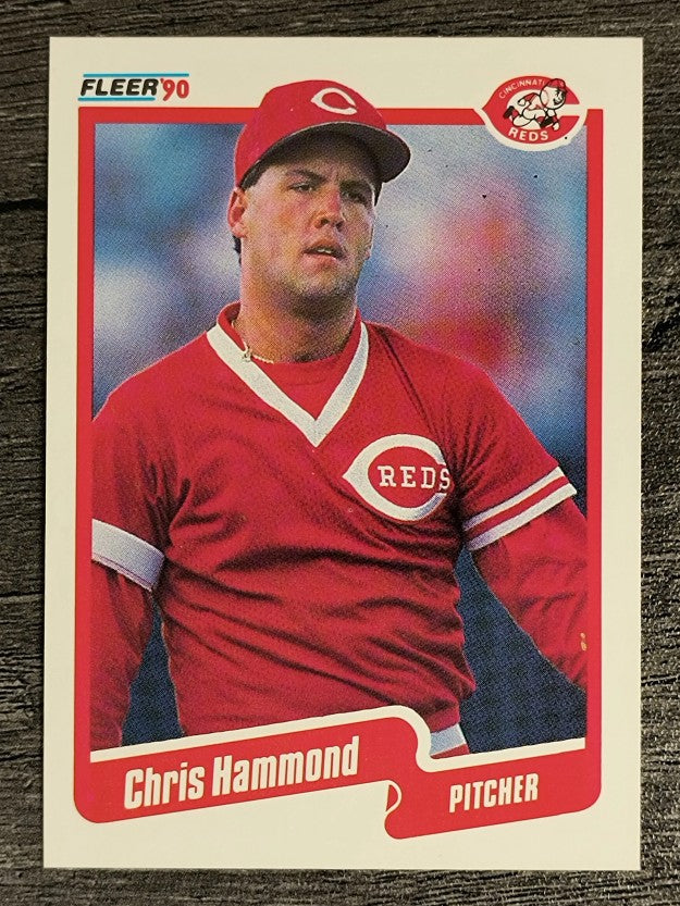 1990 Fleer #421 Chris Hammond RC
