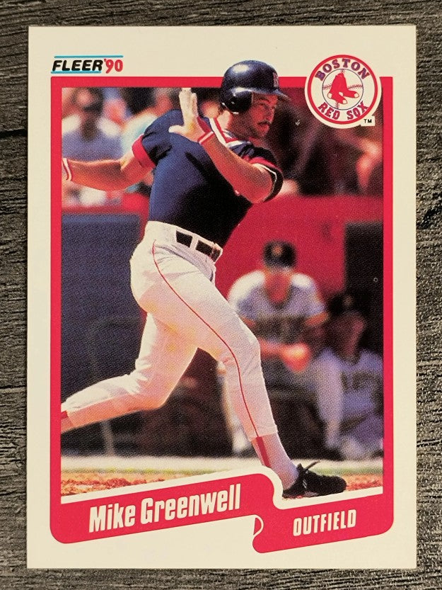 1990 Fleer #277 Mike Greenwell