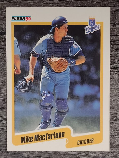 1990 Fleer #114 Mike Macfarlane