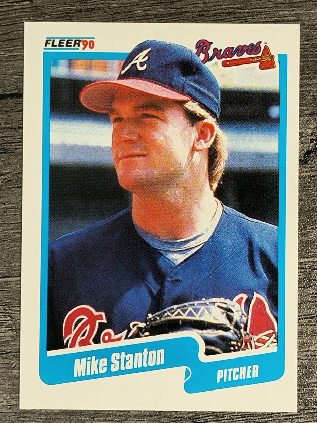 1990 Fleer #596 Mike Stanton RC