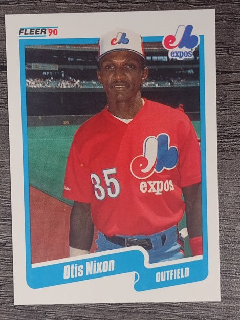 1990 Fleer #356 Otis Nixon