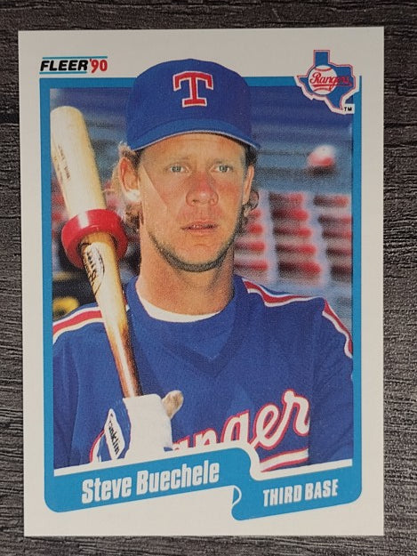 1990 Fleer #292 Steve Buechele