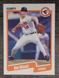 1990 Fleer #182 Bob Milacki