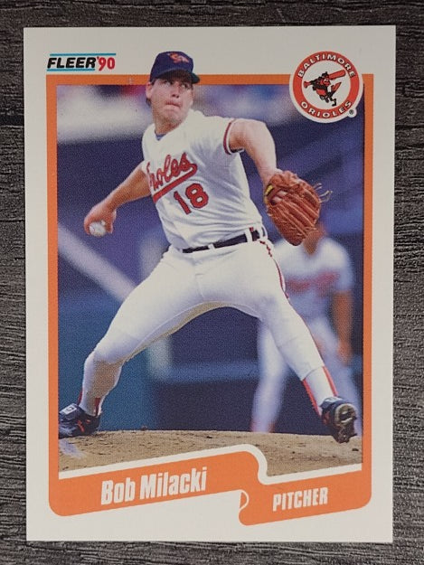 1990 Fleer #182 Bob Milacki
