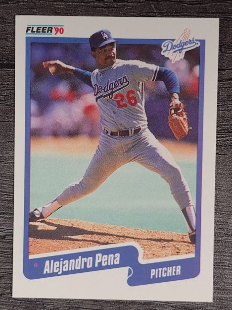 1990 Fleer #405 Alejandro Pena
