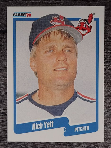 1990 Fleer #504 Rich Yett