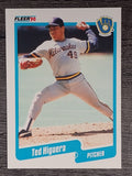 1990 Fleer #326 Teddy Higuera