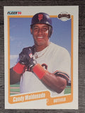 1990 Fleer #62 Candy Maldonado