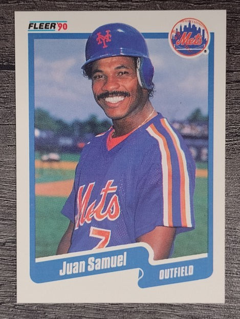 1990 Fleer #215 Juan Samuel
