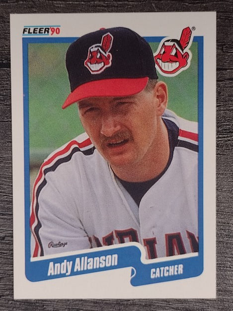 1990 Fleer #483 Andy Allanson