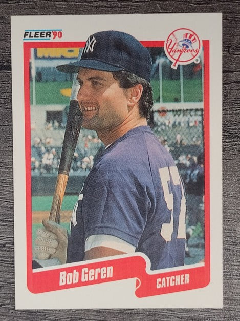 1990 Fleer #442 Bob Geren
