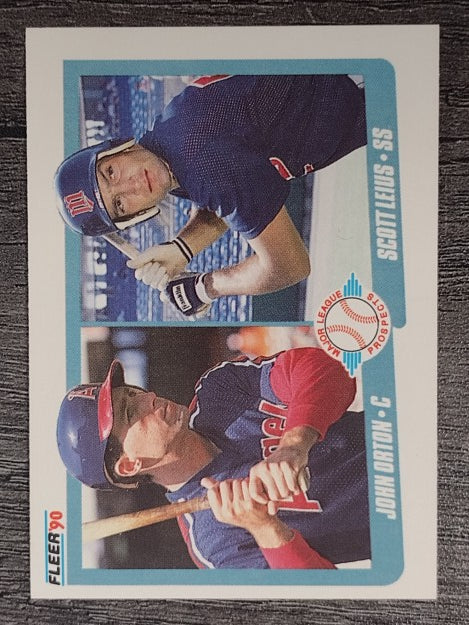 1990 Fleer #647 John Orton RC/Scott Leius RC