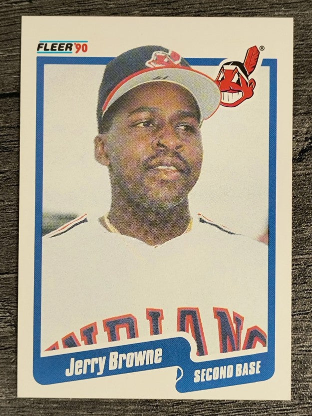 1990 Fleer #487 Jerry Browne