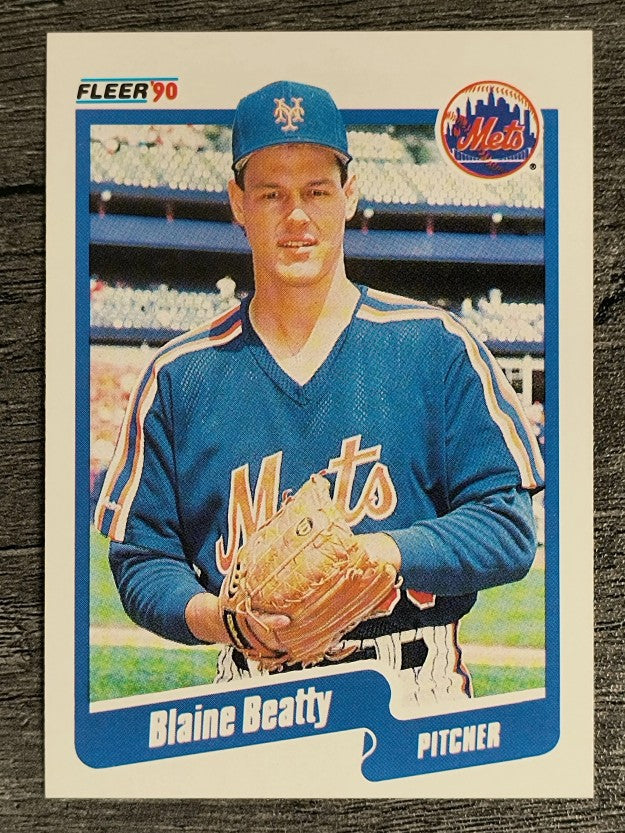 1990 Fleer #197 Blaine Beatty RC