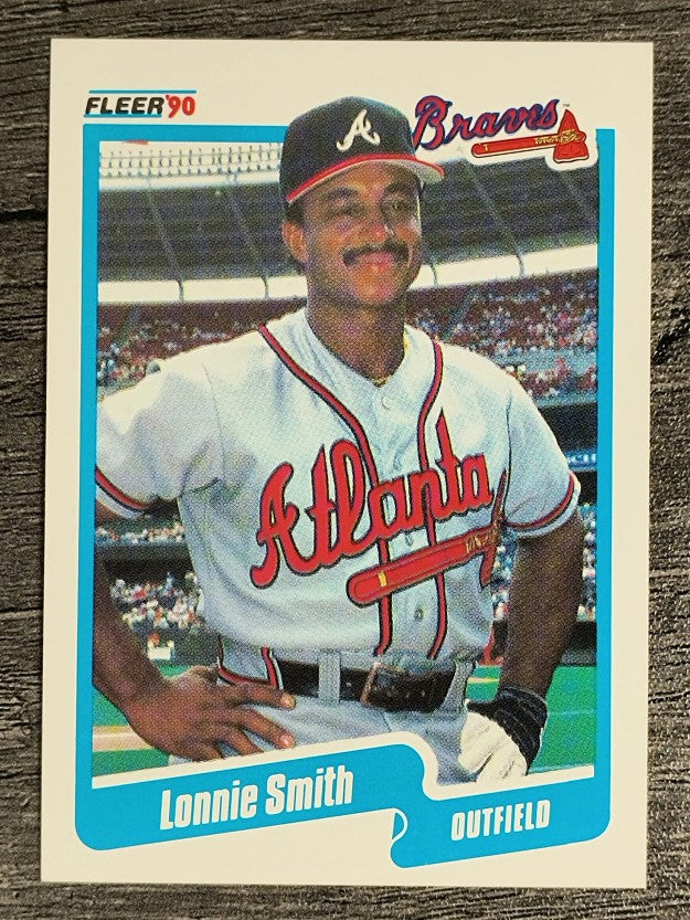 1990 Fleer #593 Lonnie Smith