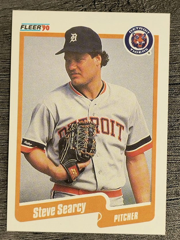 1990 Fleer #615 Steve Searcy