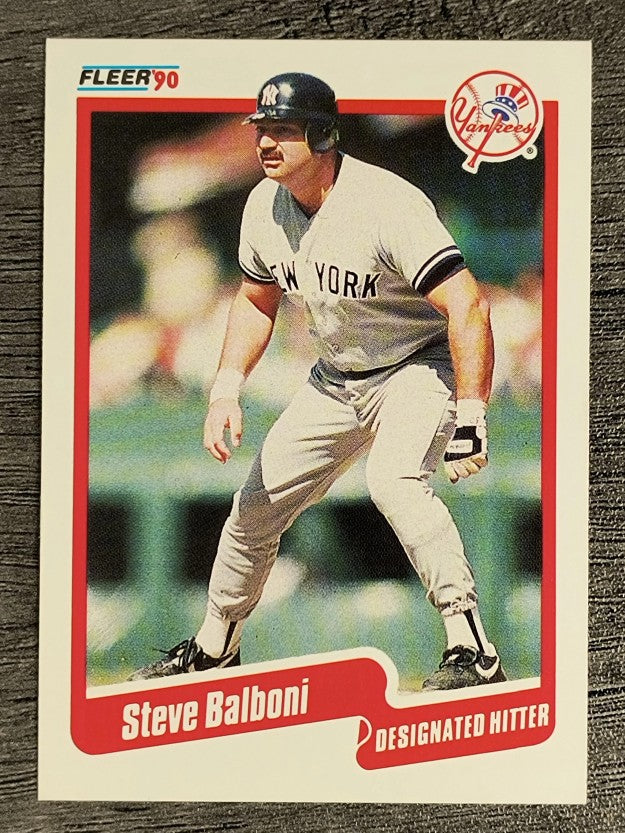 1990 Fleer #436 Steve Balboni