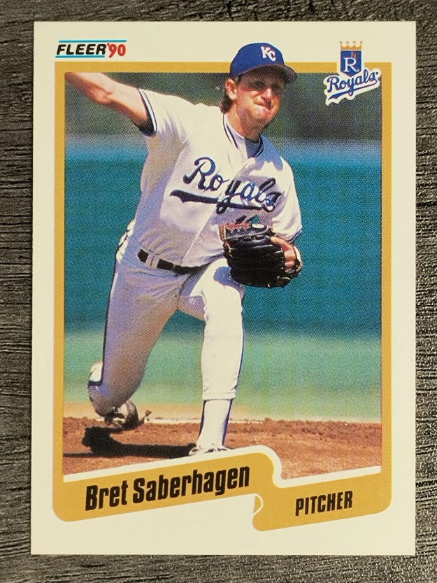 1990 Fleer #116 Bret Saberhagen