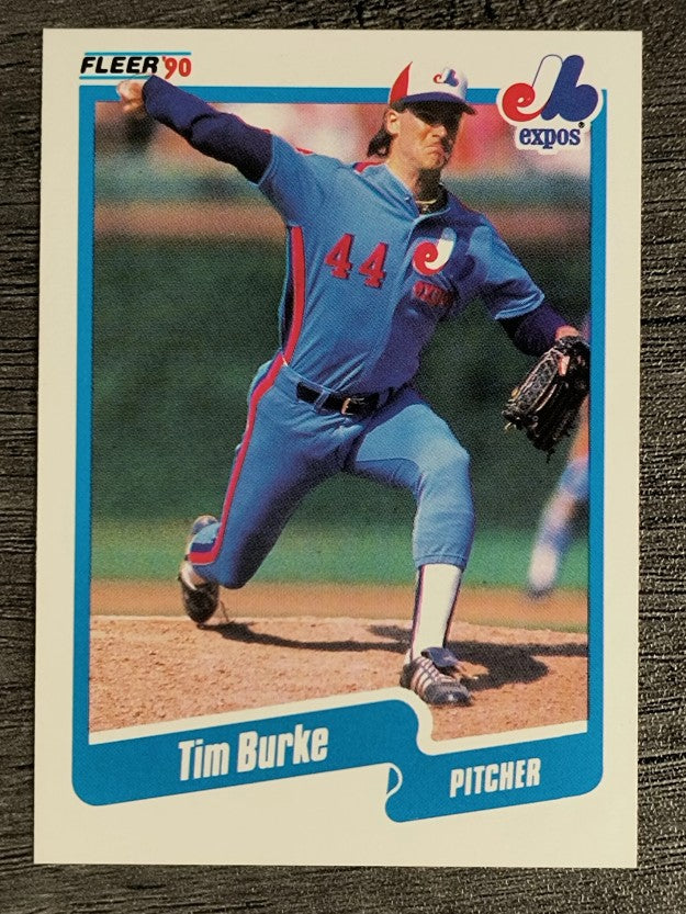 1990 Fleer #342 Tim Burke