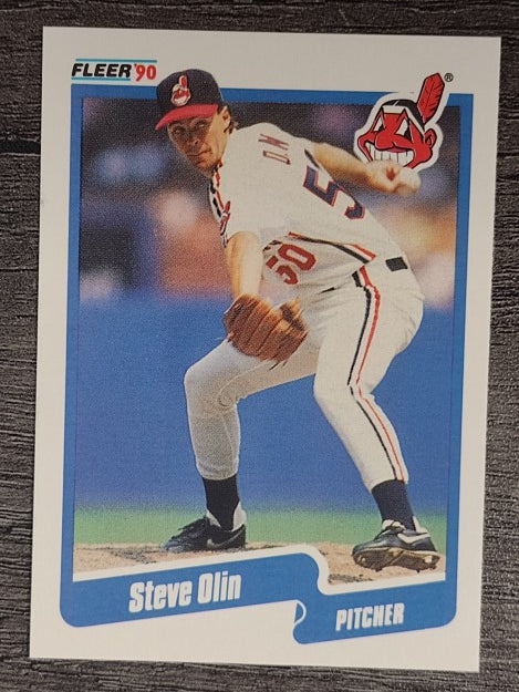 1990 Fleer #499 Steve Olin RC