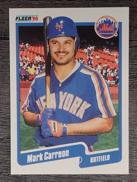 1990 Fleer #198 Mark Carreon