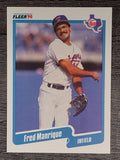 1990 Fleer #306 Fred Manrique