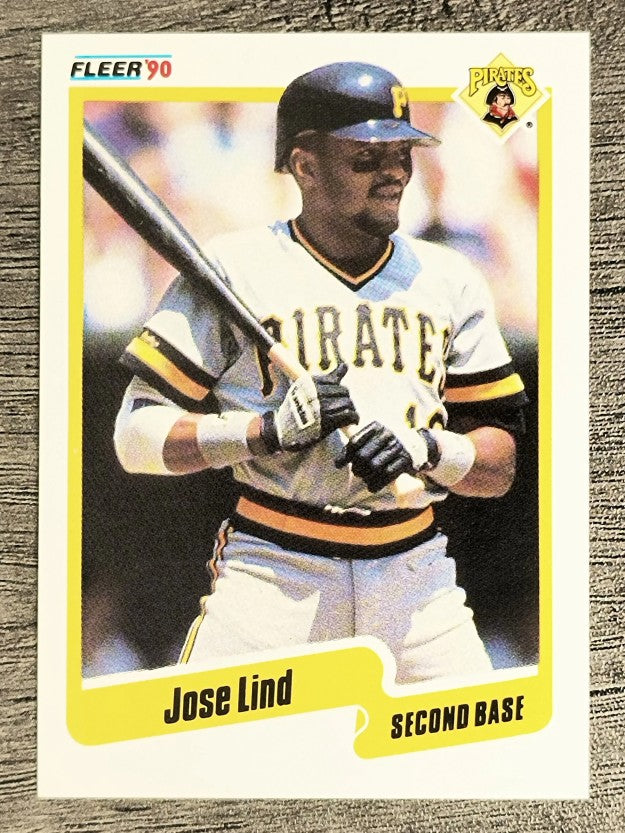 1990 Fleer #474 Jose Lind