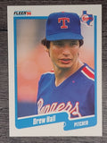 1990 Fleer #299 Drew Hall