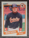 1990 Fleer #190 Mickey Tettleton