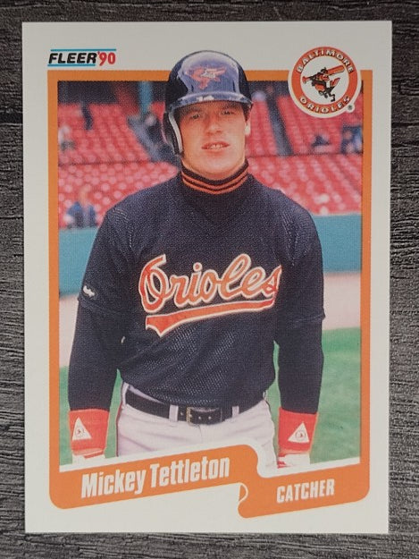 1990 Fleer #190 Mickey Tettleton