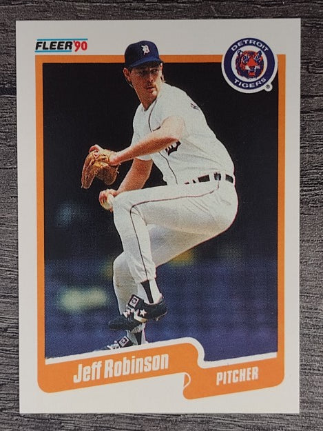 1990 Fleer #614 Jeff M. Robinson